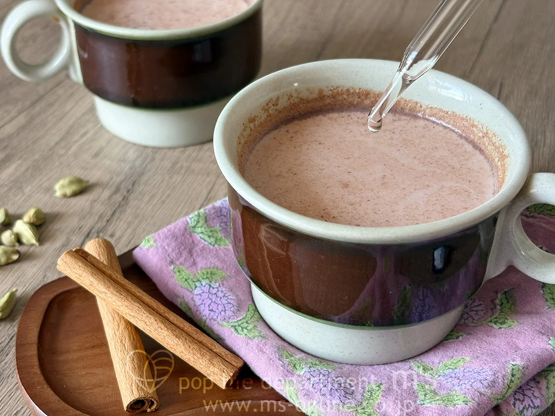 ホットチョコレートにファイヤーセダクションを追加