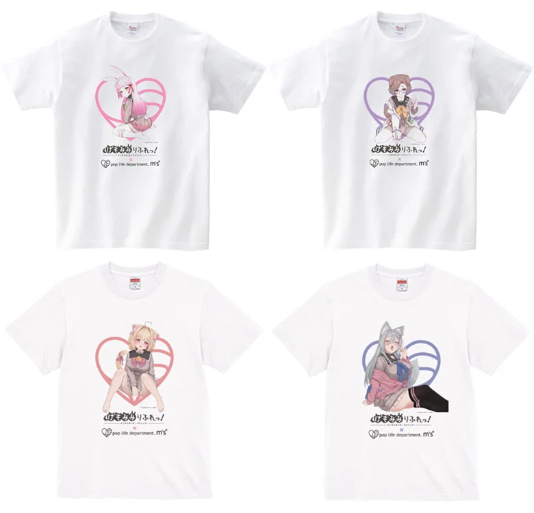 けもほーるHAND けもみみりふれっ!大人のデパートエムズ限定Tシャツ
