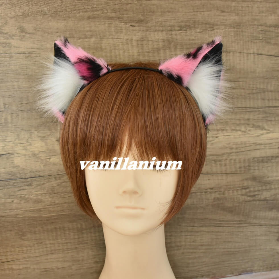 【SALE】ばにみみCfw-s レオパード ピンク - コスプレ・女装グッズ