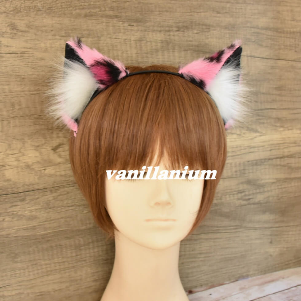 【SALE】ばにみみCfw-s レオパード ピンク - コスプレ・女装グッズ（2枚目）
