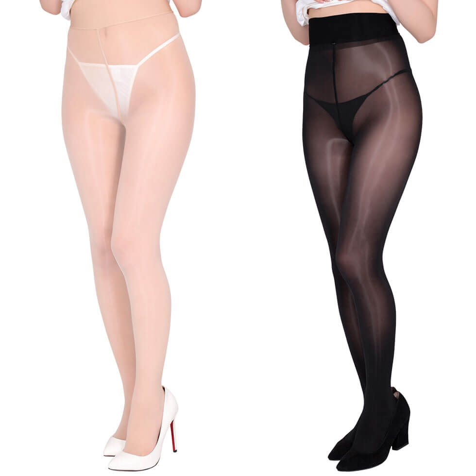 シルキースムース光沢パンティストッキング - コスプレ・女装グッズ
